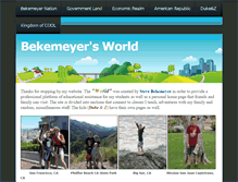 Tablet Screenshot of bekemeyersworld.com